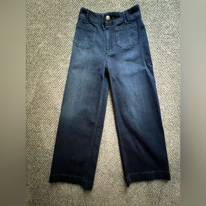 Anthropologie denim wide leg pants size 27